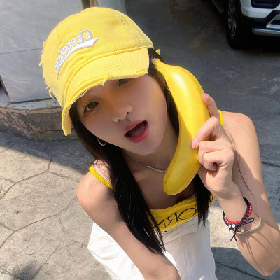 黄色帽子多巴胺棒球帽女夏款加深宽帽檐大脸显脸小鸭舌帽休闲潮流