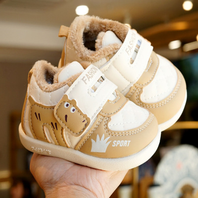 学步鞋冬季加绒加厚初学者宝宝