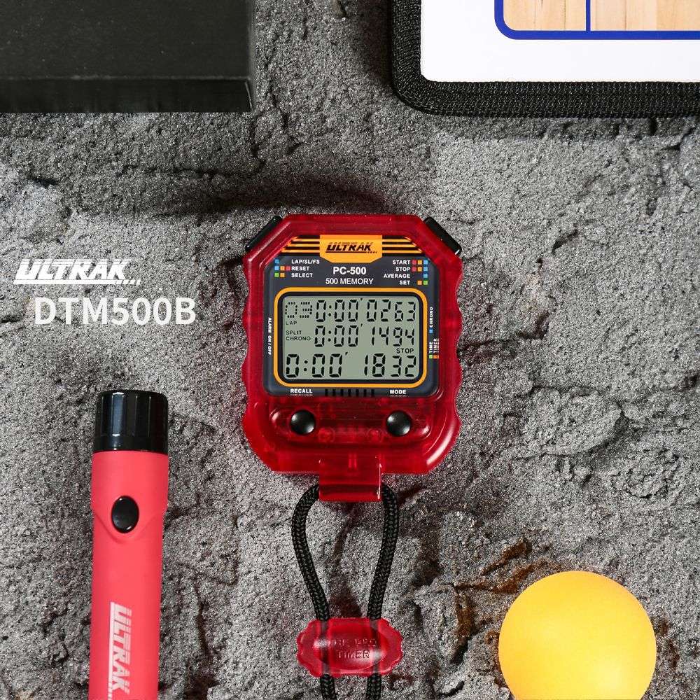 秒表500道学校运动比赛计时器电子秒表比赛DTM500A教练老师