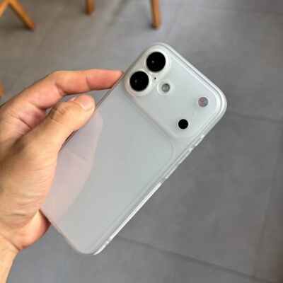 透白秒变17镜面防滑适用苹果17promax手机壳iPhone16/15promax大视窗14/13pro镜面软硅胶12/11pm清爽高透男女