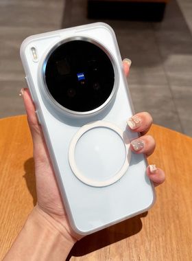 高清透明磁吸金盾适用vivox300pro手机壳findx9pro金属镜头圈小米17promax高级感magic8pro男女款x8s+/x200s