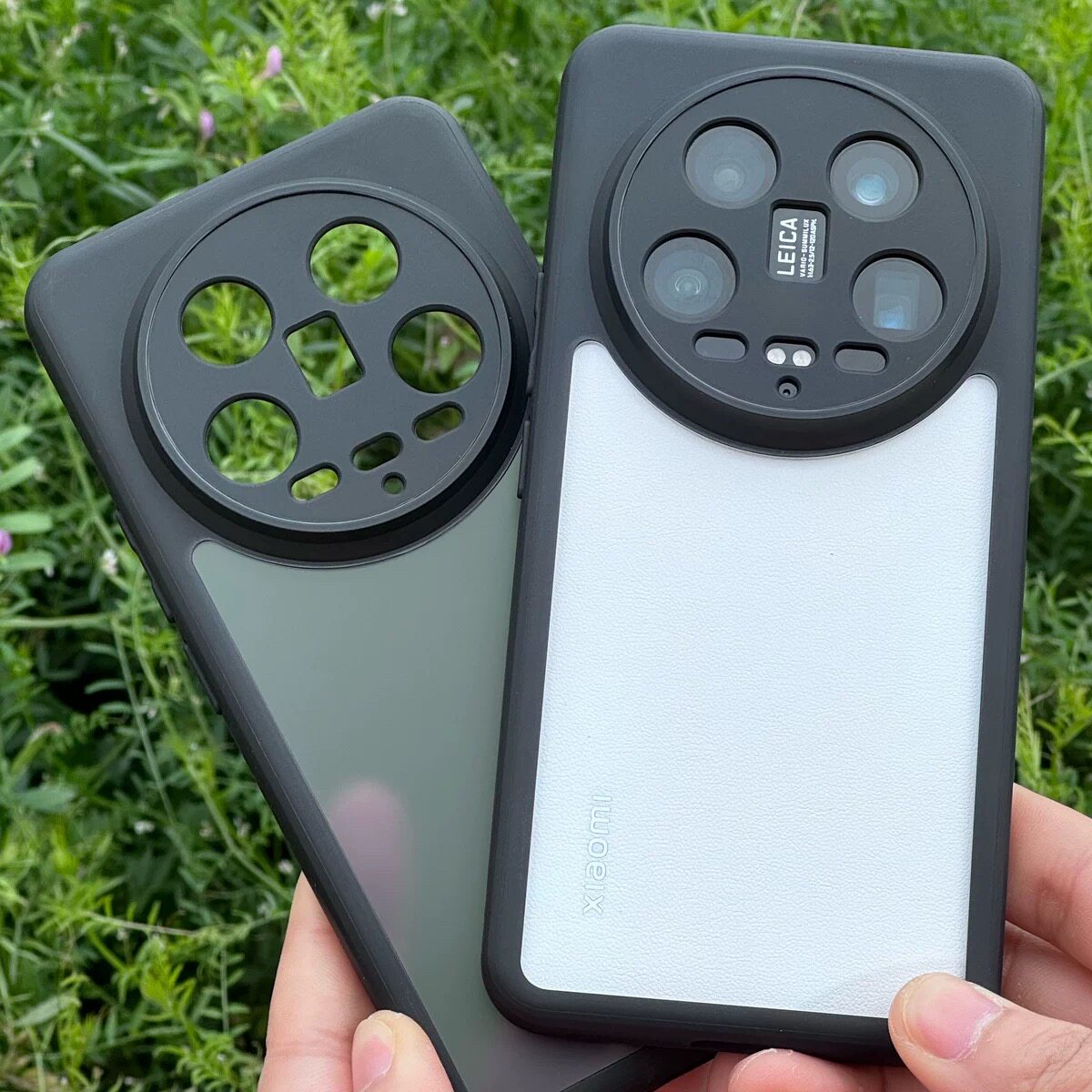 奢华奇甲全包磨砂手机壳适用17小米14Ultra亚克力15透明黑色13T个性防摔红米K70至尊版K60E男女款Note13pro+