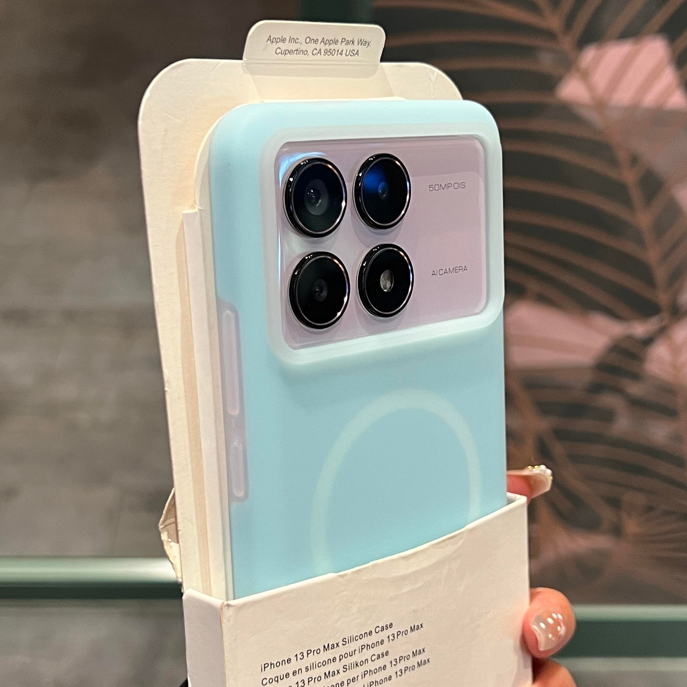 奶蓝色果冻磁吸适用红米K90promax手机壳小米17promax液态硅胶findx9pro肤感x300pro高级感magic8男女iqoo15