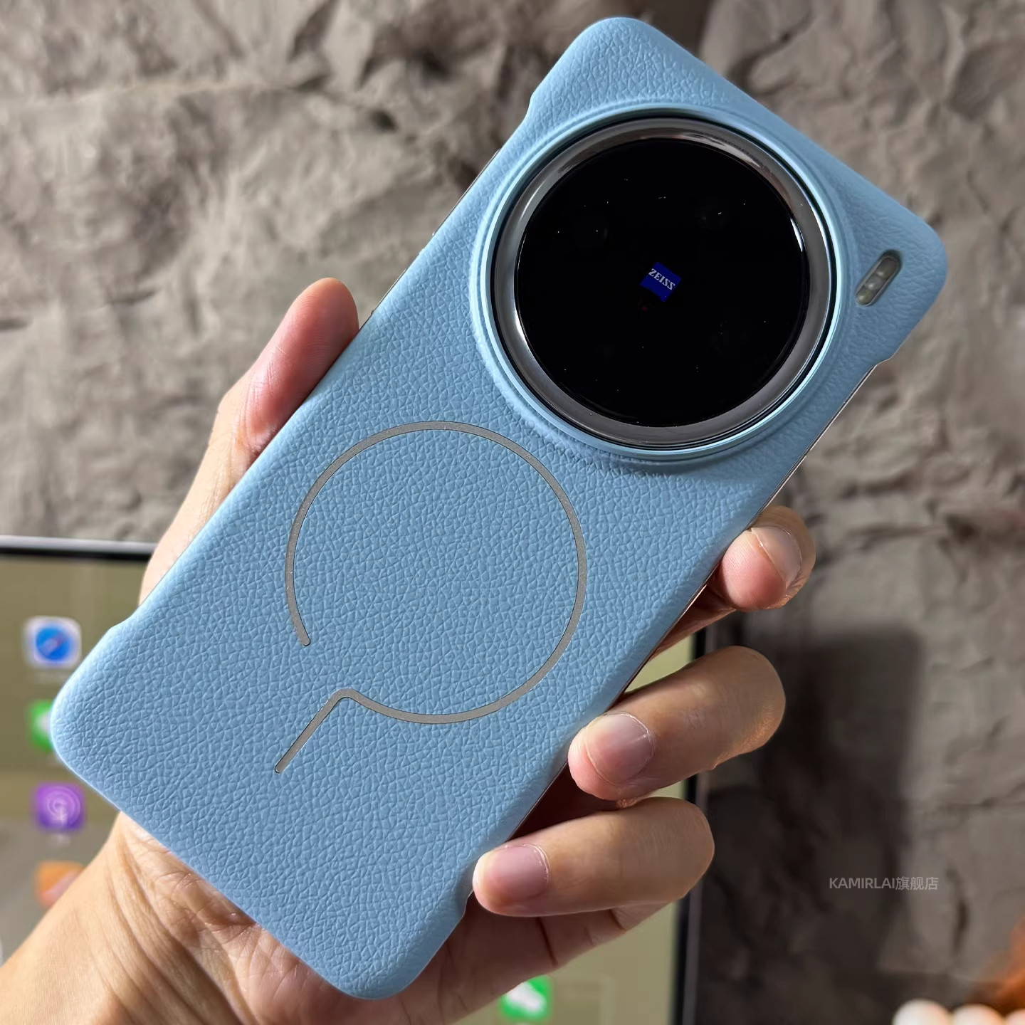 荔枝纹细圈问号磁吸无边框适用小米15ultra手机壳15spro超薄散热14ULTRA肤感红米K80pro创意男女远峰蓝磨砂灰