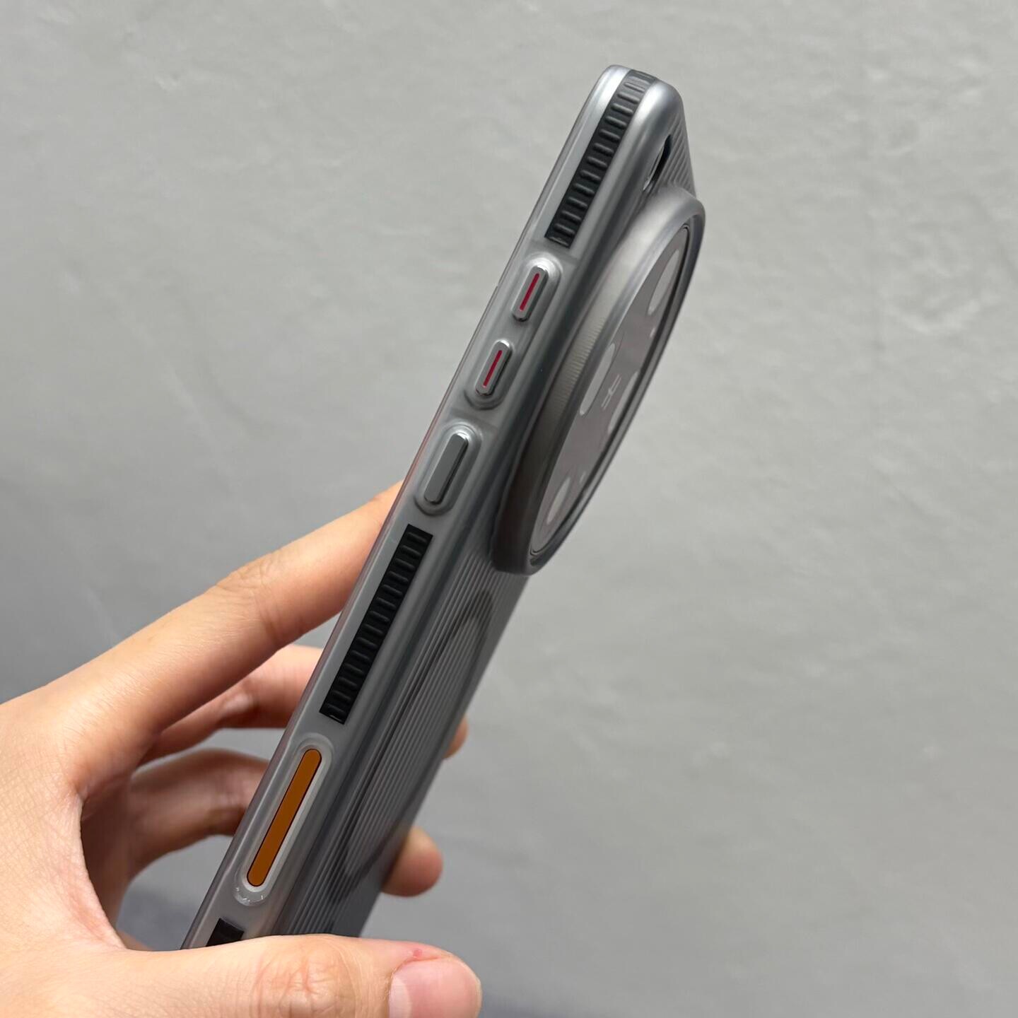瓦楞磁吸防滑边适用oppofindx9ultra手机壳x8s+超薄x300s肤感x300ultra防指纹iqooz11/neo11男15女1+15T/ace6