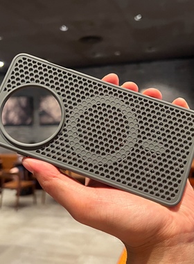 钛灰色蜂窝磁吸手机壳适用一加ACE5pro肤感小米17防摔1+13散热1+ACE3pro耐脏findx8/1+12男女IQOOneo10高级Z9