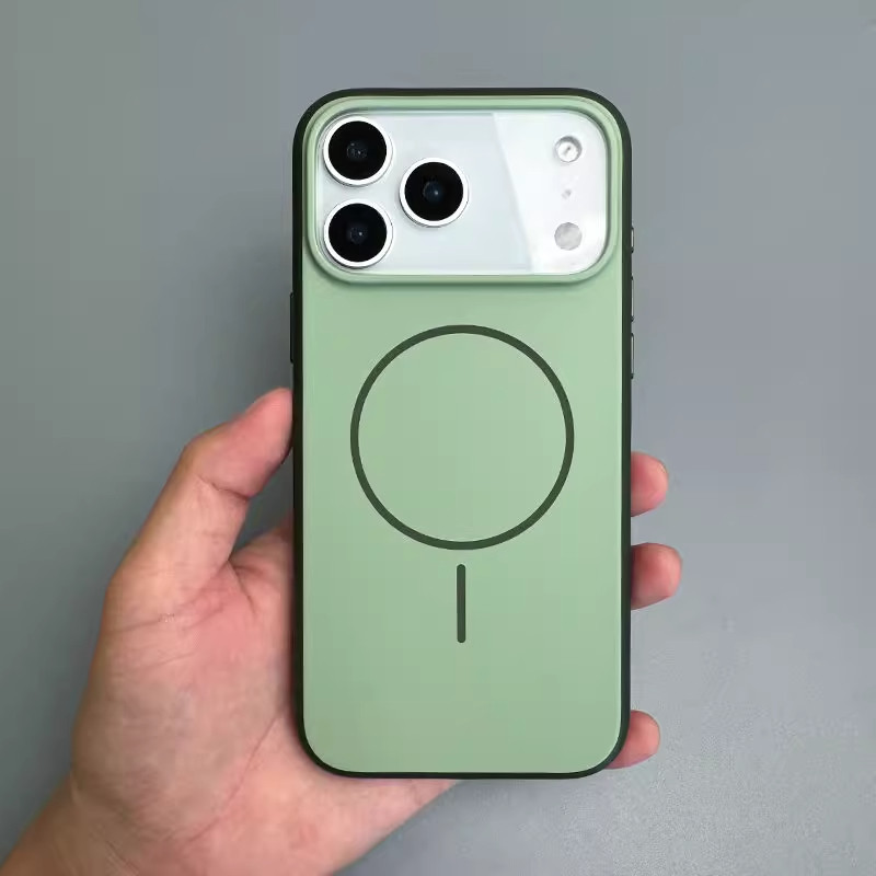 撞色肤感磁吸适用air苹果17promax手机壳iPhone16pro星宇橙小米17promax防指纹防摔15pro高级感男女款保护套
