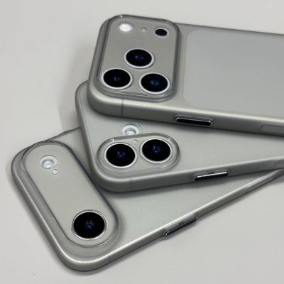 秒变17磨砂透明钛灰色适用苹果17promax手机壳air超薄iPhone16/15plus耐黄14promax裸机手感13简约12金属按键