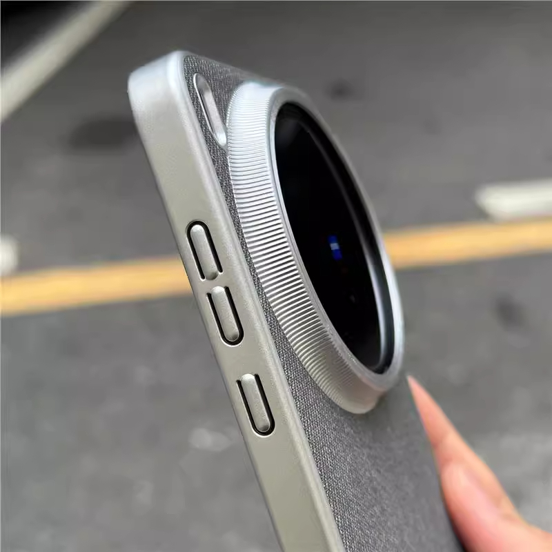 复古磁吸布纹适用findx8s+手机壳