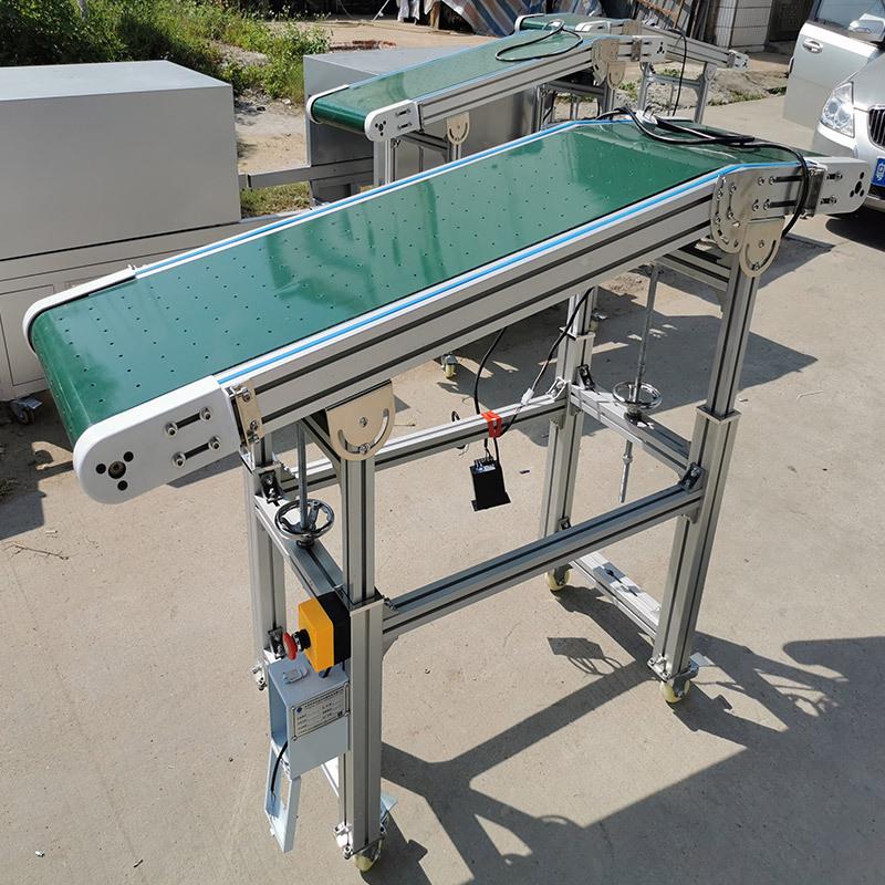 厂家定制带输送机流水线XS-1027A输升降式皮爬坡送线小传型送带输