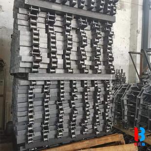 FU刮板fu150 链300机传动链不锈钢板 20条输送链拉链机钩子链270