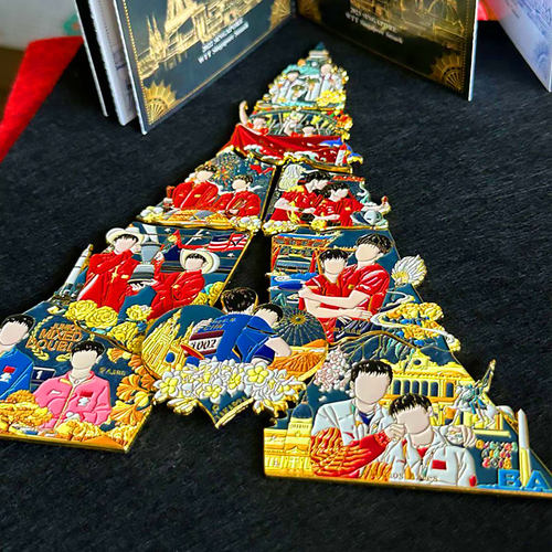 莎头pin徽章步步生花徽章组合