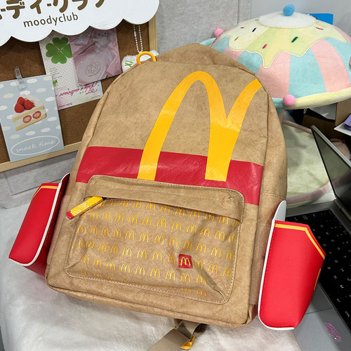 麦当劳周边大薯日限定大容量双肩