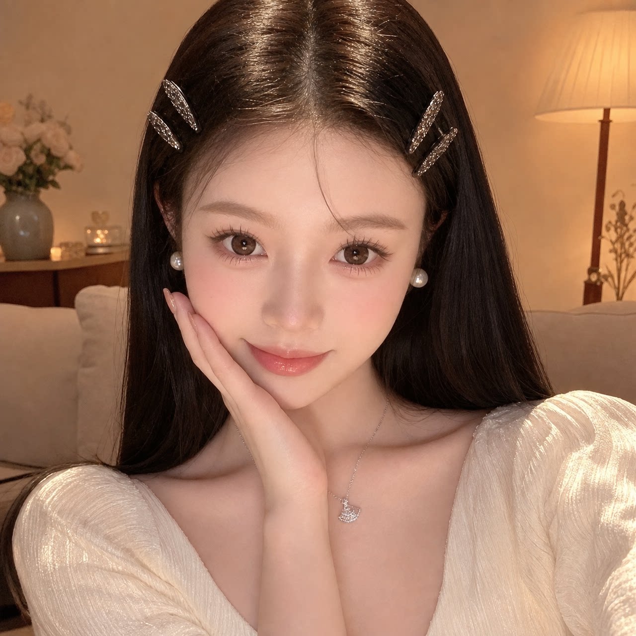 小号前额碎发夹女迷你刘海夹