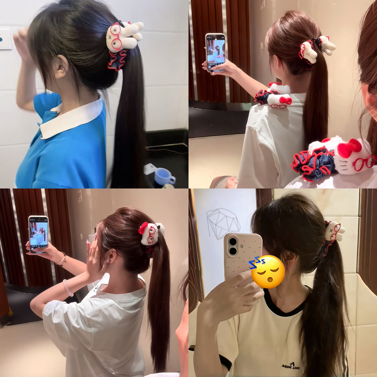 米菲兔香蕉夹饱满后脑勺发夹