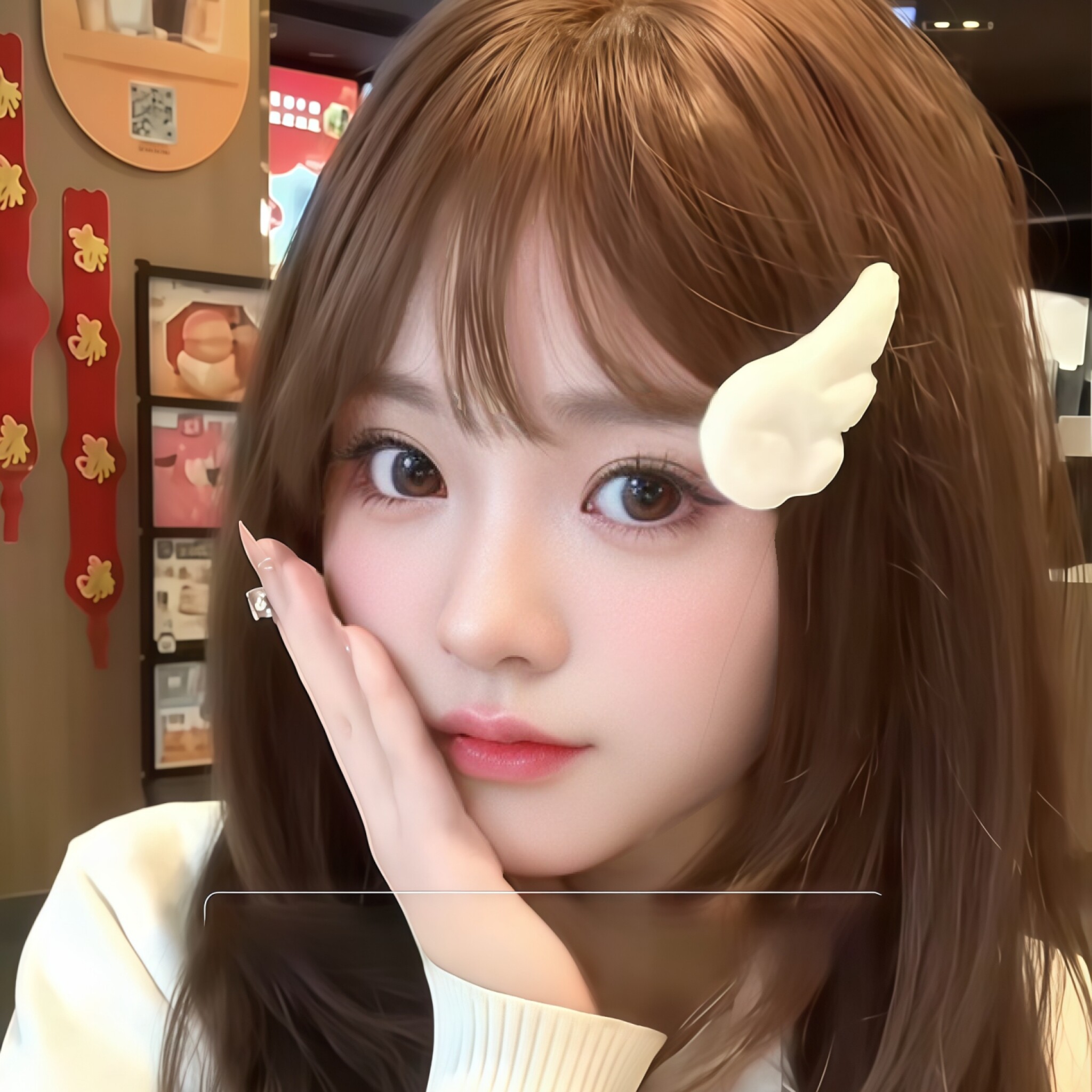 甜美天使翅膀发夹2026新款