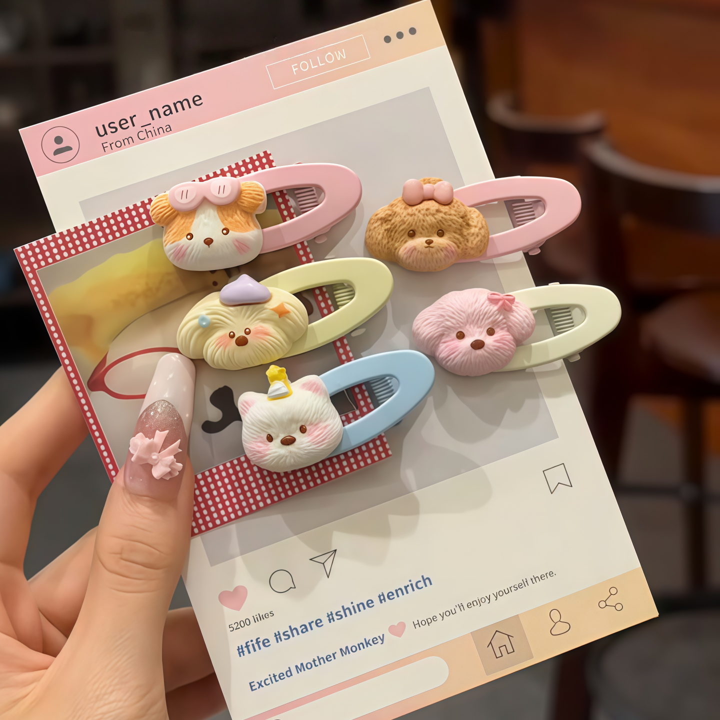 日系卡通小狗发夹可爱椭圆镂空发卡儿童碎发夹甜美少女心刘海夹子,饰品/流行首饰/时尚饰品新,发饰,淘宝优惠券,粉丝福利购,淘宝优惠卷