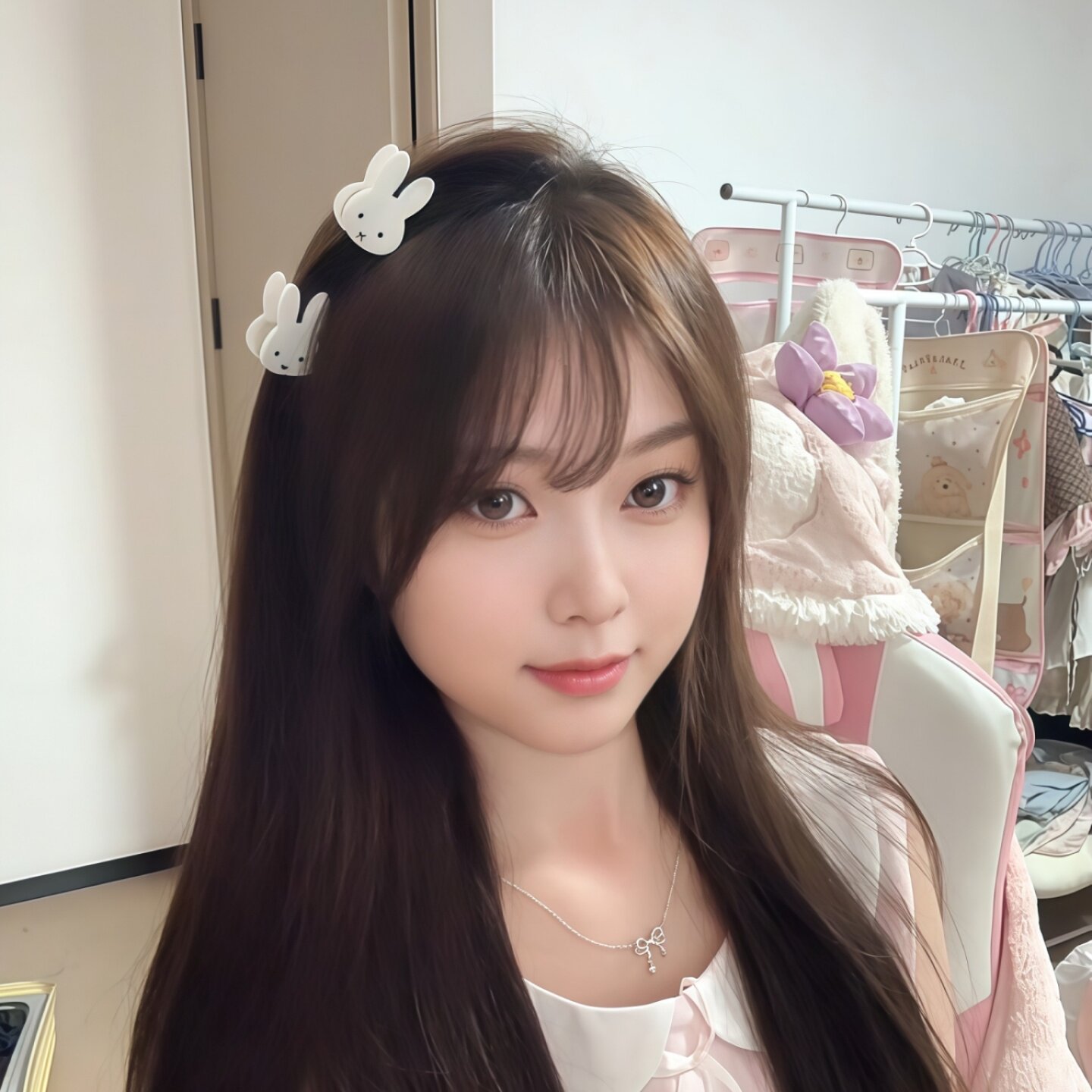 日系米菲兔甜美小号刘海抓夹