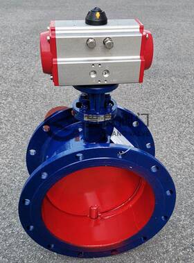 D641W-1C/2.5C气动通风蝶阀气动烟气排烟高温蝶阀DN200250300