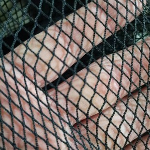 定制黑色无结尼龙鱼苗拉网水产养殖箱网围网鱼苗水花育苗箱网擡网