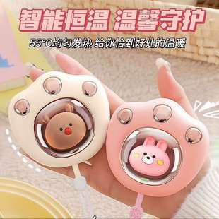 猫爪手暖学生冬季 携带迷你婴儿手暖USB充电防爆手暖手持久 便携式