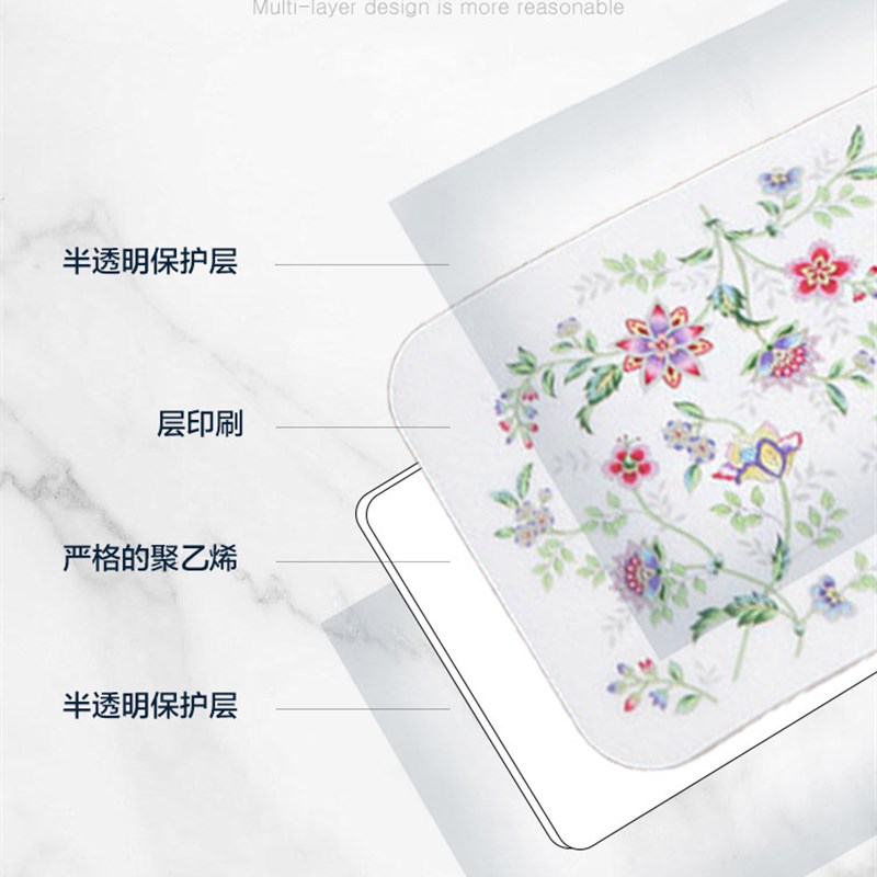 韩国纳米双面抗菌菜板防霉塑料切菜板防滑砧板案板家用切板粘板实