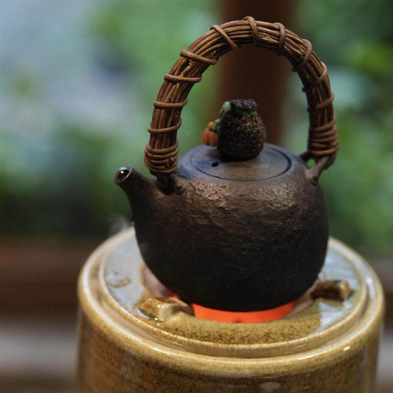 纯手工铁壶烧水壶煮茶壶泡茶壶碳炉围炉煮茶煮茶壶