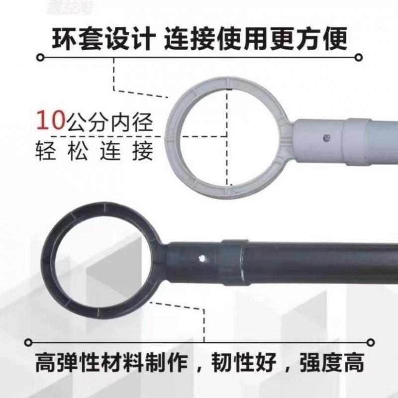 路锥伸缩连接杆交通安全反光隔离杆PVC橡胶圆锥标志桶链接警示杆