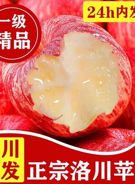 正宗陕西洛川苹果红富士10斤新鲜当季孕妇水果时令脆甜一级果包邮