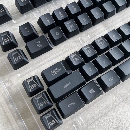 G910透光黑色键帽 罗技Romer轴机械键盘替换全新WASD/方向键/CTRL