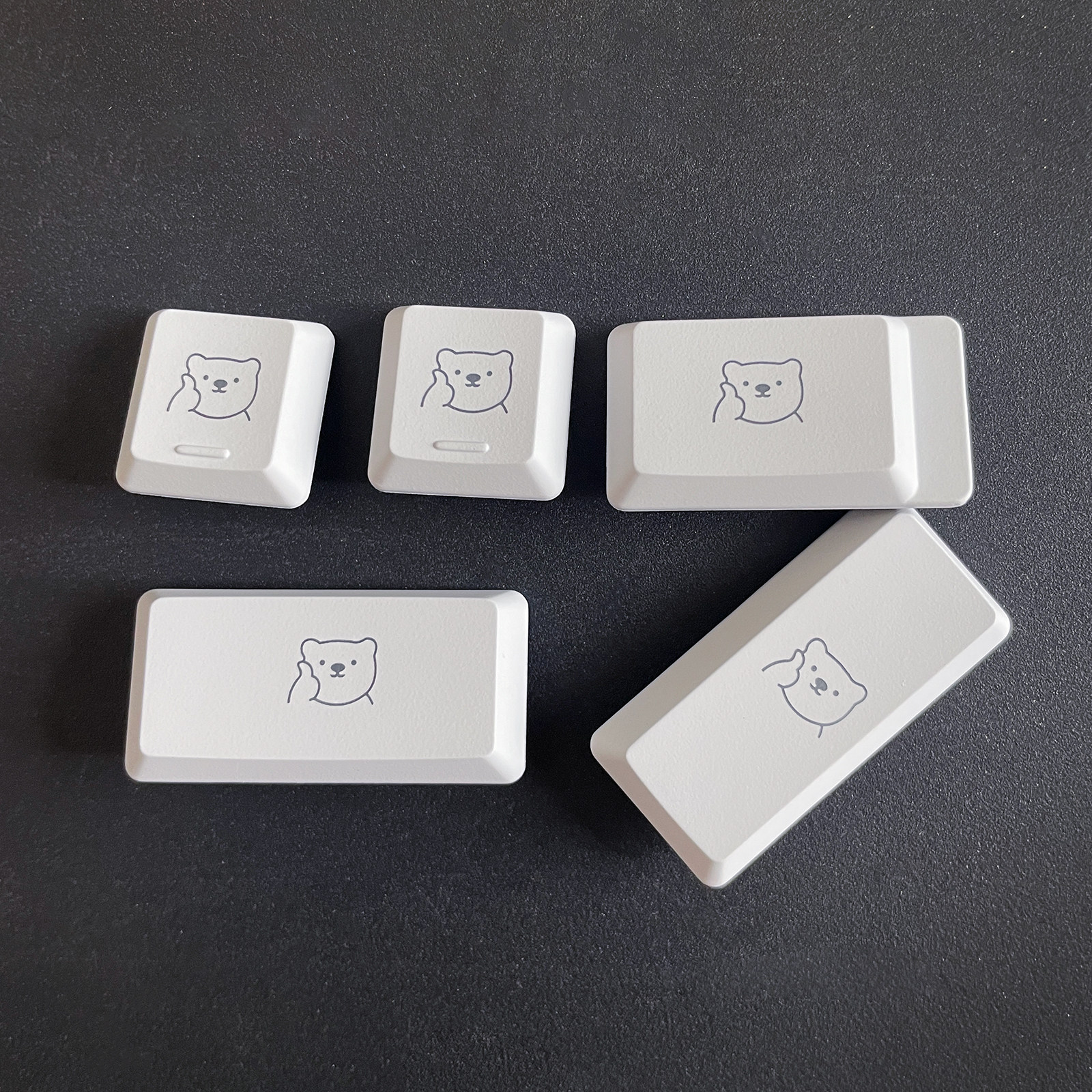 小熊透光黑白键帽罗技G913