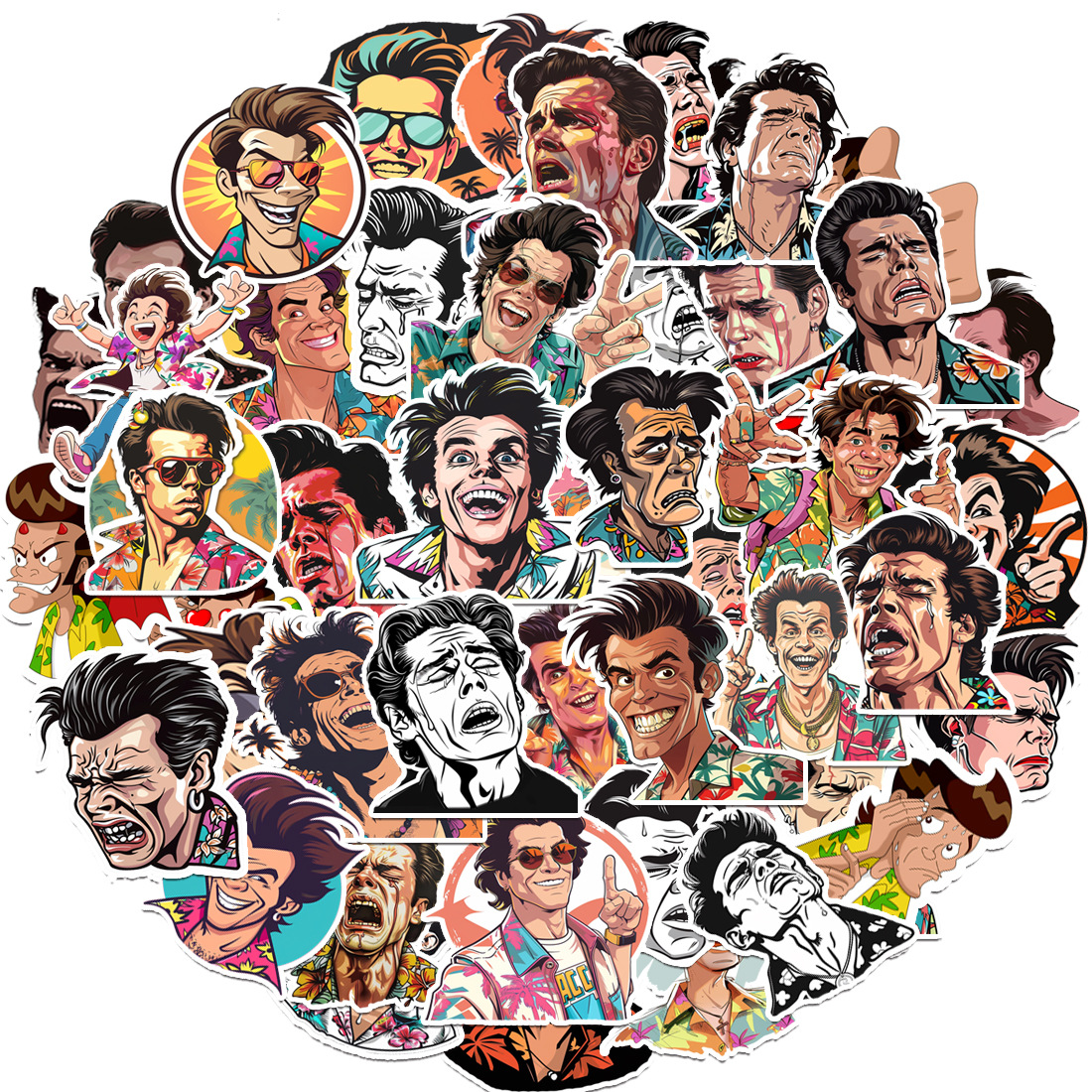 50张王牌威龙贴纸装饰防水耐高温