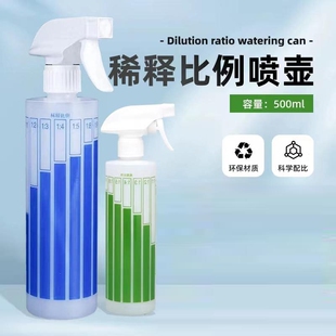 洗洁精泡沫喷壶专用喷雾稀释厨房喷清洁剂替换分装空瓶酒精消毒壶