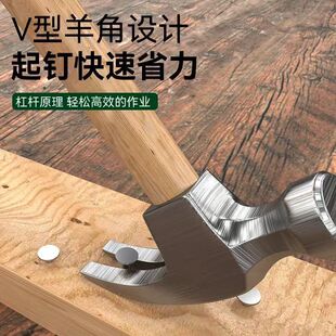 八角锤羊角锤圆头锤钳工锤多功能木柄榔头短柄迷你小锤子手工钉锤