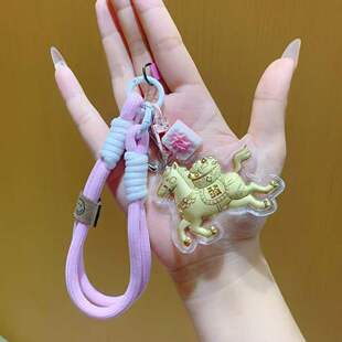 黄金KT猫钥匙扣999足金hellokitty猫手机挂坠包包挂件送朋友礼物