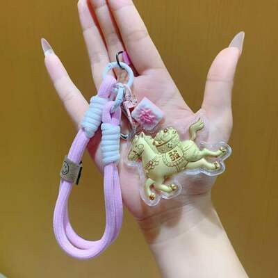 黄金KT猫钥匙扣999足金hellokitty猫手机挂坠包包挂件送朋友礼物