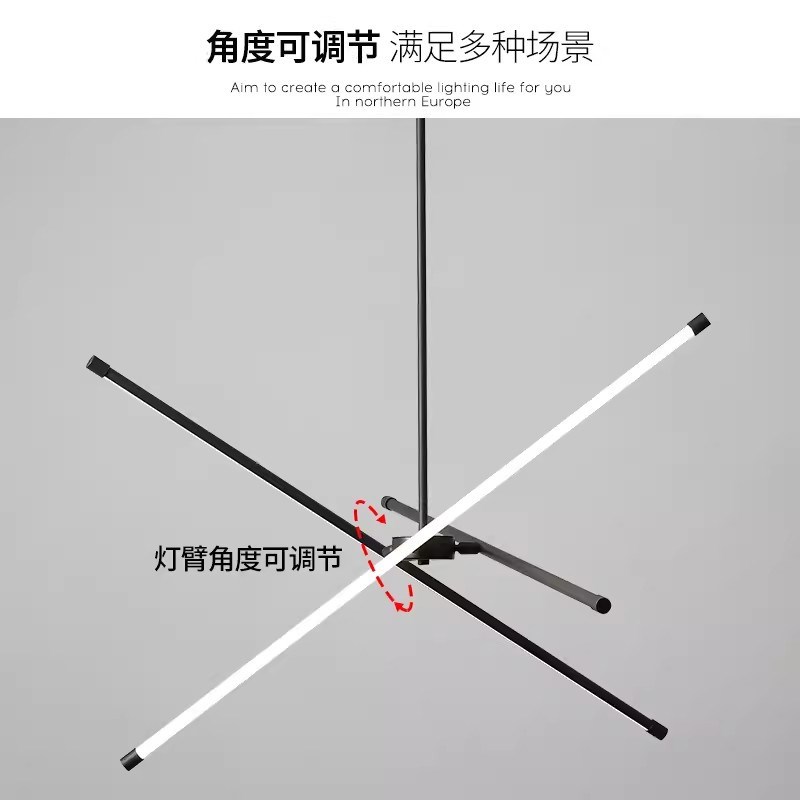 极简吊灯北欧设计师时尚几何线条创意网红餐厅