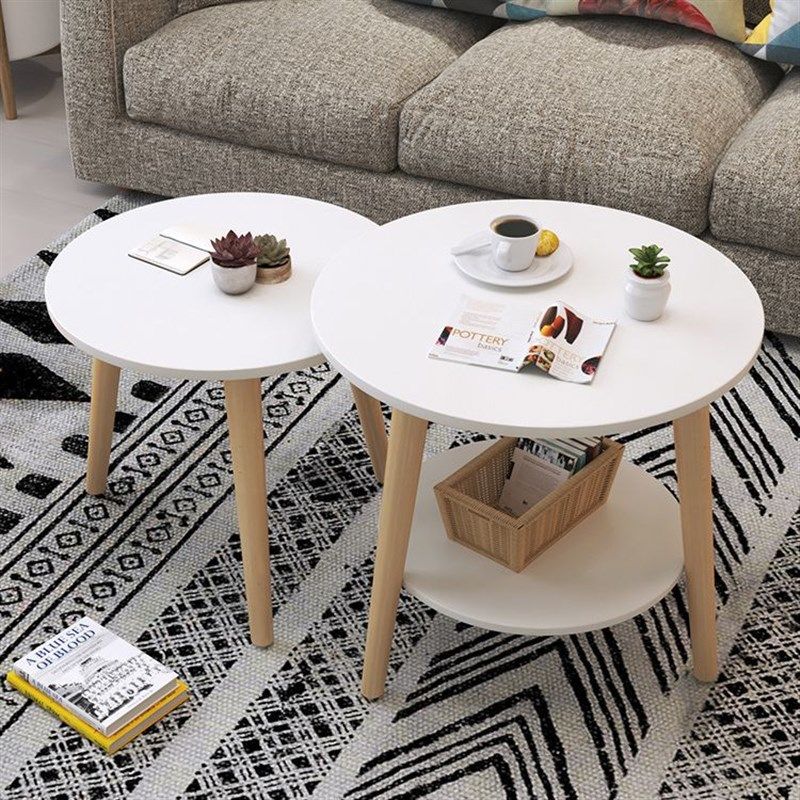 简易小茶几简约现代创意小圆桌欧式小户型沙发边几阳台迷你小桌子,住宅家具,茶几,淘宝优惠券,粉丝福利购,淘宝优惠卷