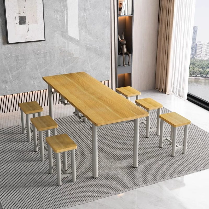 工厂员工食堂餐桌椅组合 挂凳式快餐厅学校企业职工6人4人餐桌椅,住宅家具,不锈钢/PVC餐桌,淘宝优惠券,粉丝福利购,淘宝优惠卷