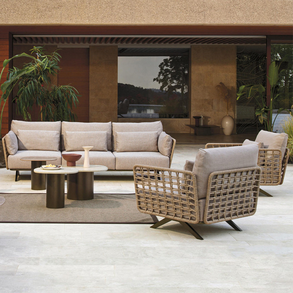 户外沙发庭院室外露天阳台防雨藤编咖啡厅别墅酒店花园藤家具组合,住宅家具,户外沙发,淘宝优惠券,粉丝福利购,淘宝优惠卷