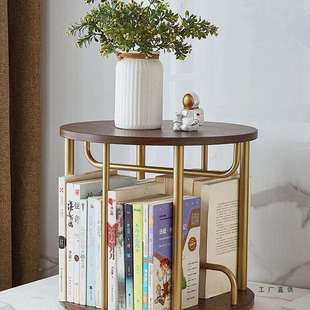 面桌书F97H577M架型旋转书架轻奢办公收纳架简易学生桌上小置桌物