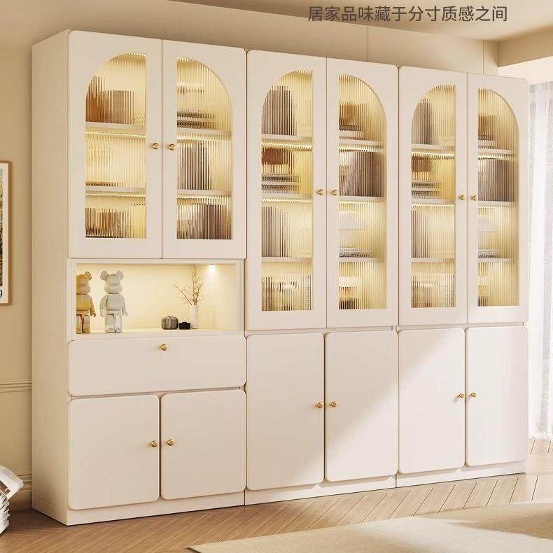 奶油无品牌/风靠书落地式组合收纳储物书柜家用客厅墙一带柜玻体,电子/电工,接线端子,淘宝优惠券,粉丝福利购,淘宝优惠卷