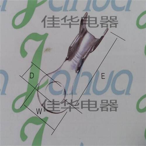Y6C圆形线端子汽车插件接线端子圆形插簧接NOS6.0平方