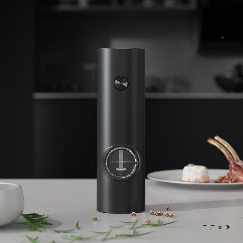 电动胡动椒研磨器黑椒F9666H9T粉花椒海节盐胡粗细调家用重力感应