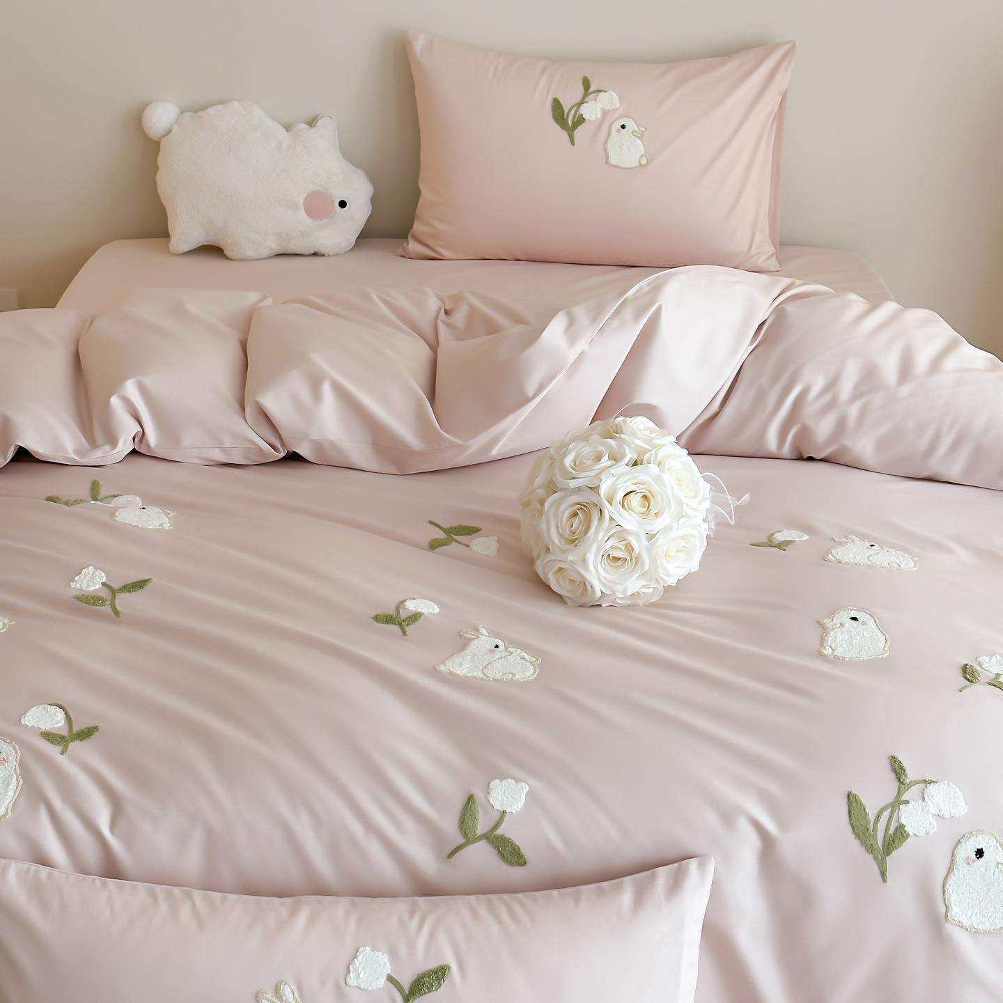 少1女通公主风00支长绒棉四件套全纯棉棉高端刺绣被套南床上171用,农机/农具/农膜,其它农用工具,淘宝优惠券,粉丝福利购,淘宝优惠卷