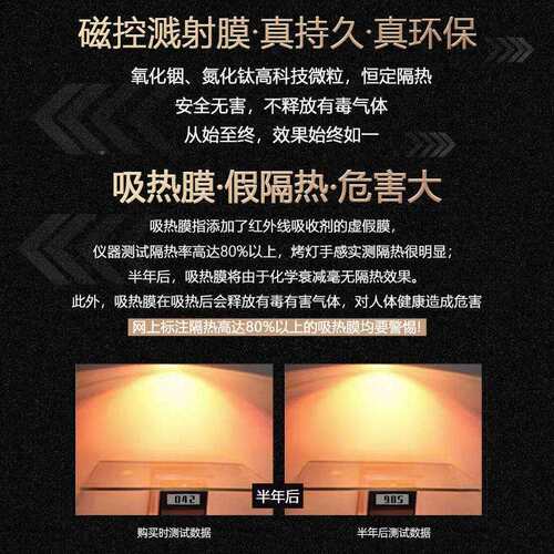 新膜源纳米陶瓷V90PRO汽ERL车贴膜玻璃膜隔热膜防晒能膜