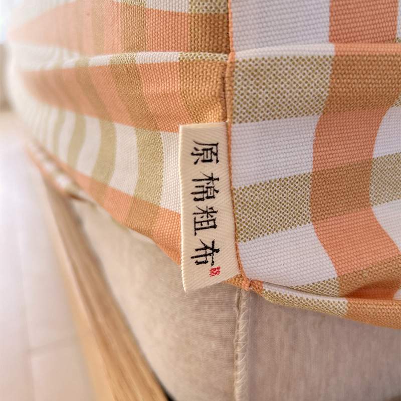 厂家直销代全棉老粗布床笠纯色加厚斜纹纯棉被单外出枕套宿舍家用