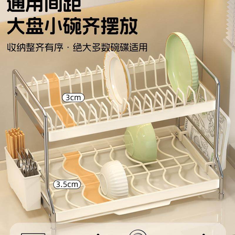 碗523碟收纳架用沥水碗盘厨房台面放家架碗置物架子大容量收碗筷,电子/电工,接线端子,淘宝优惠券,粉丝福利购,淘宝优惠卷