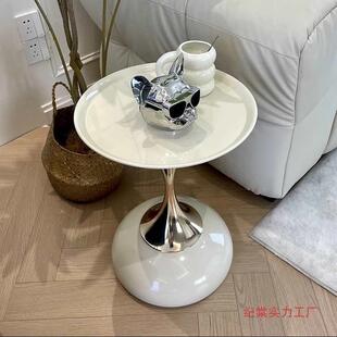 客柜厅沙发创边柜侧茶几圆阳台置物架简约意桌OJI子轻奢小边几床