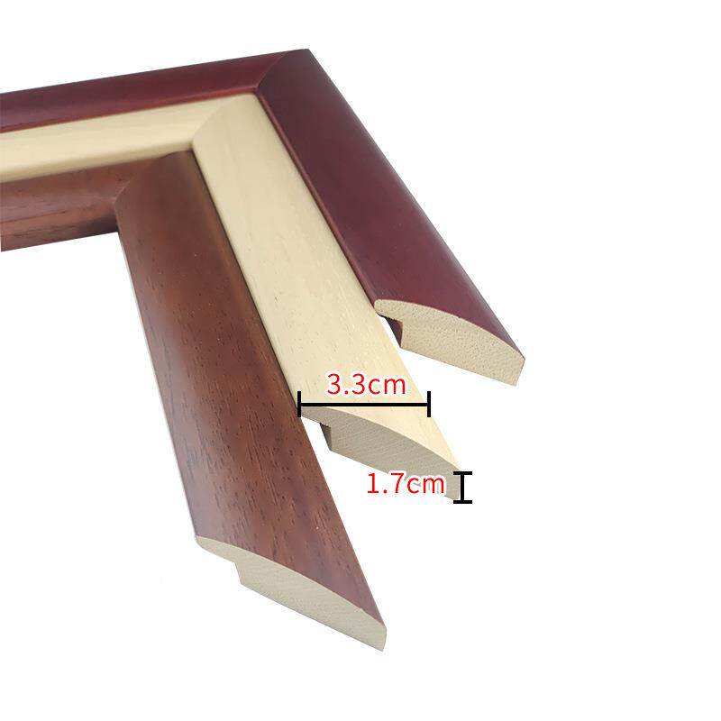 简约中式实W2A4RCXh木国画形法框装裱书卡纸毛字长笔方字画书法框